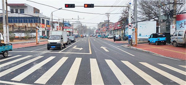 淮南田大北路（電廠路～國(guó)慶路）道路改造工程竣工通車